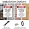 Signmission Do Not Enter Limited Access Area Danger Sign, Plastic, 10in W x 14in L, 2PK OS-2PACK-DS-P-1014-V-2134 - alternate 4